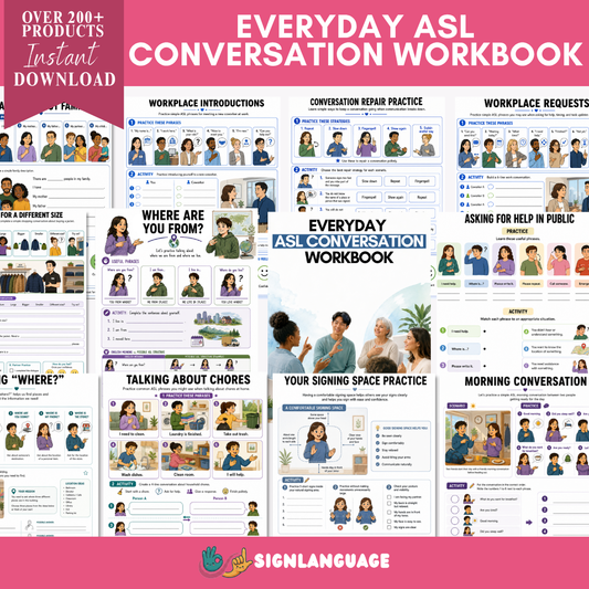 Everyday ASL Conversation Workbook