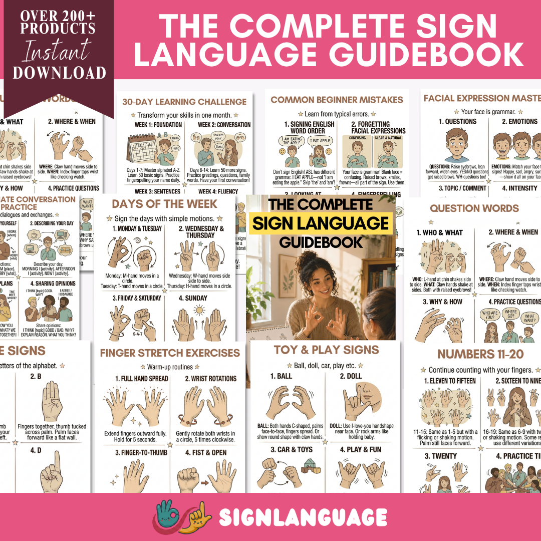 The Complete Sign Language Guidebook
